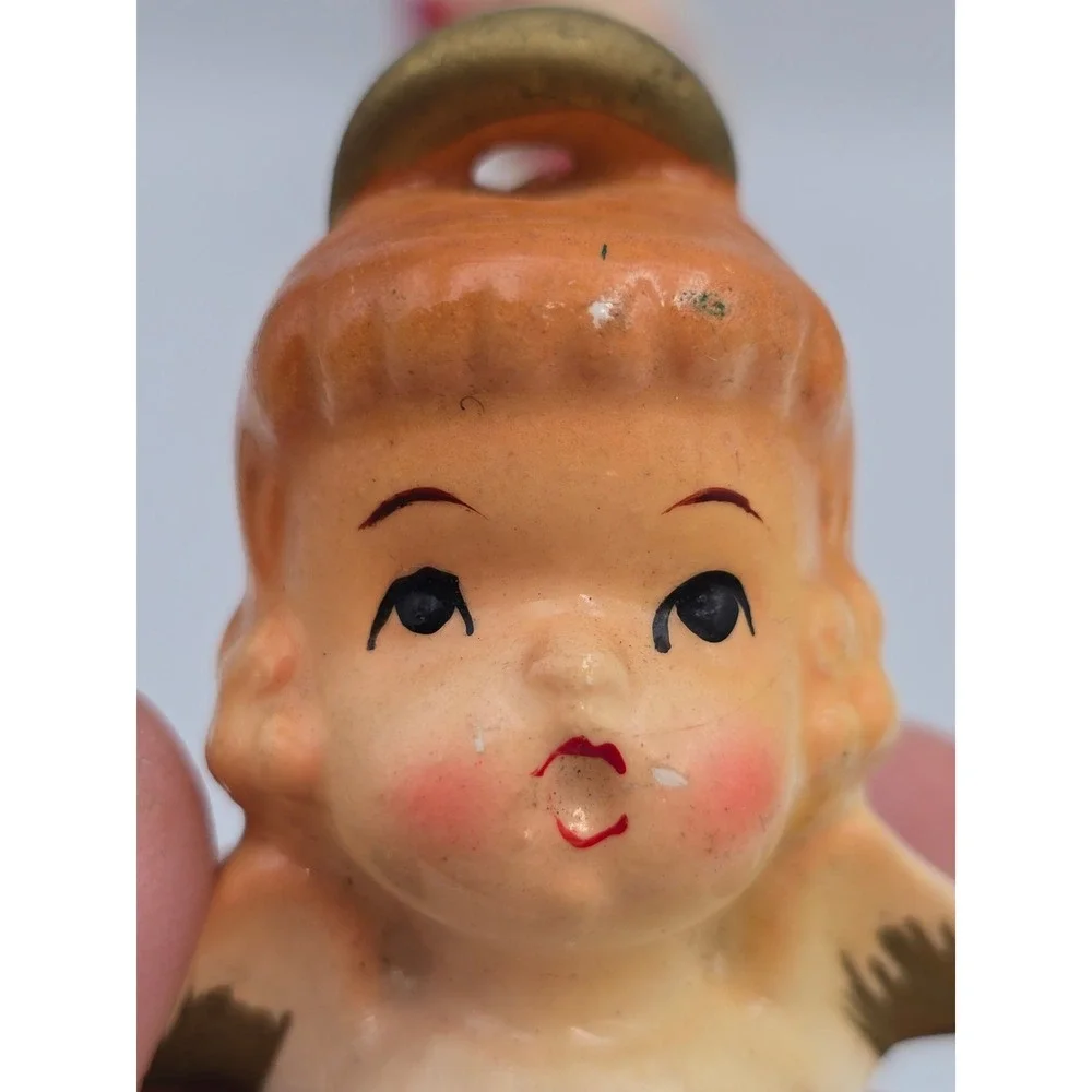 Brinn's Noel Angel Figurines Vintage Japan Ceramic Shakers